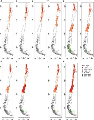General dry trends according to the standardized precipitation evapotranspiration index in mainland Chile